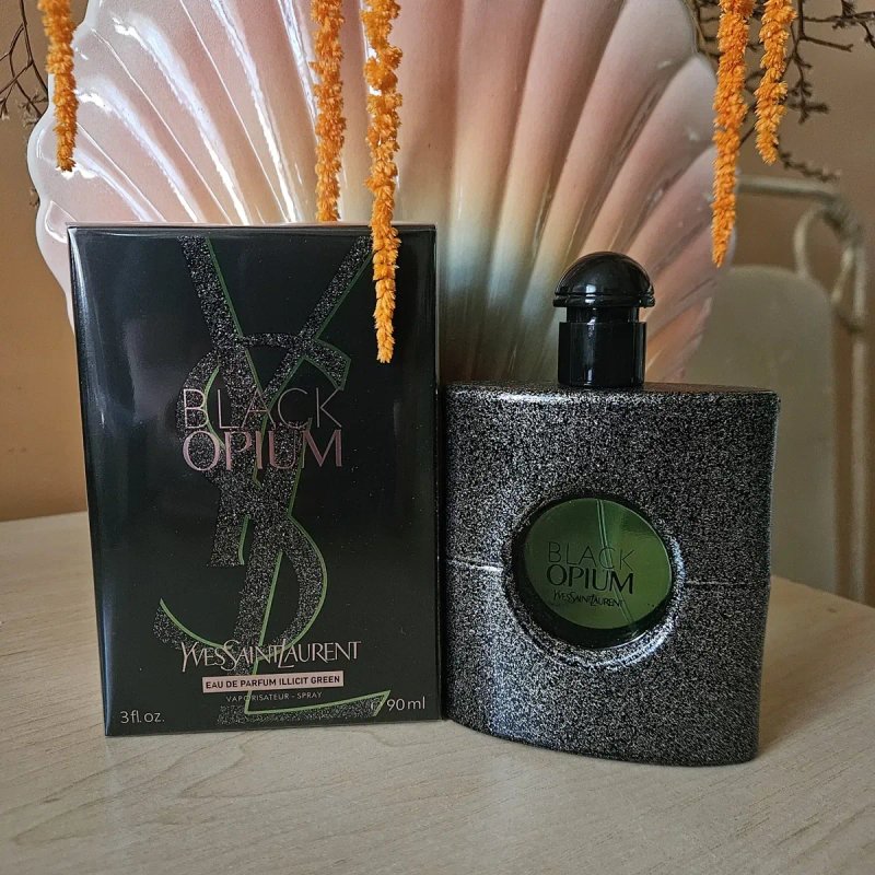 ДУХИ ПАРФУМ жіночий YSL Black Opium Illicit Green 90 мл — фото 3