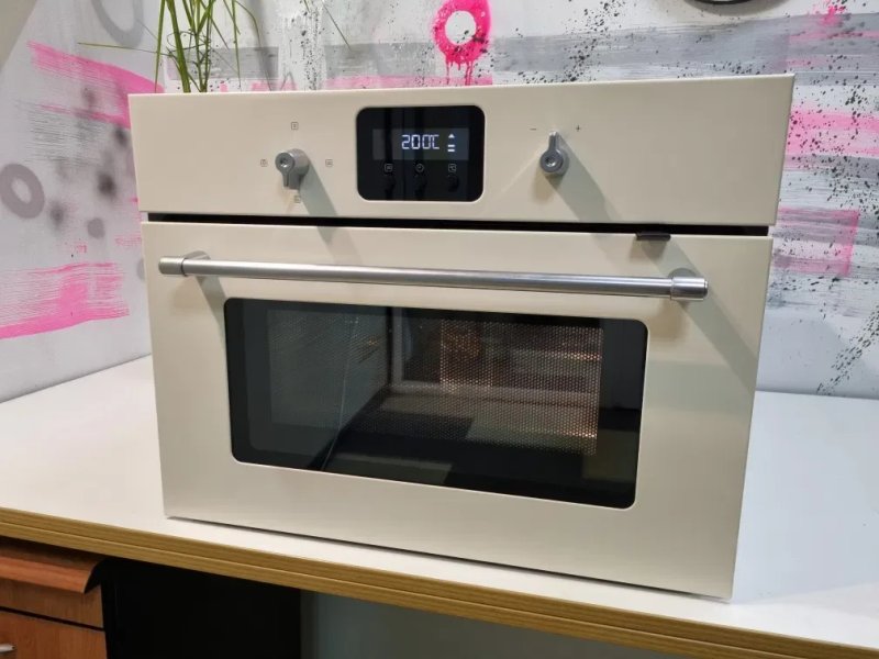 Духовка микроволновка под встройку компактный духовой шкаф с СВЧ Ikea Granslos — фото 2