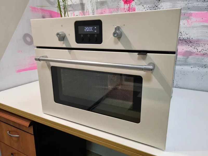 Духовка микроволновка под встройку компактный духовой шкаф с СВЧ Ikea Granslos — фото 6