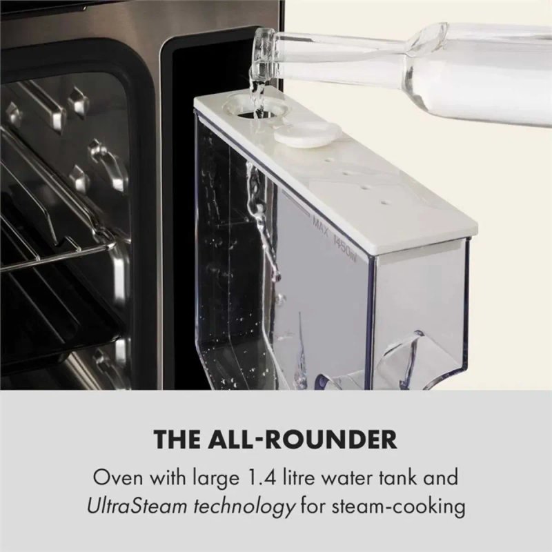 Духовка парова мульти піч пароварка Klarstein MasterFresh Steam Oven — фото 4