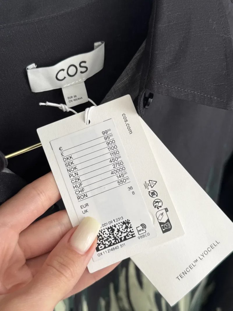 Дуже стильна сорочка COS з льону S M L 36 38 40 oversize кос — фото 3