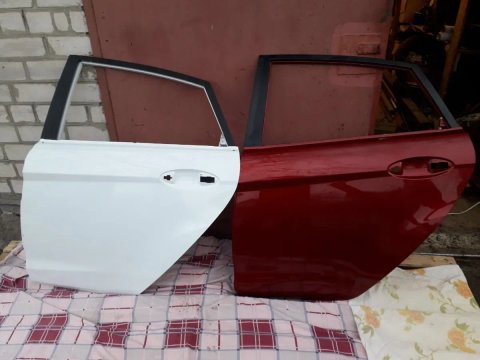 Двери ford fiesta mk7 USA, кузов, ланджероны