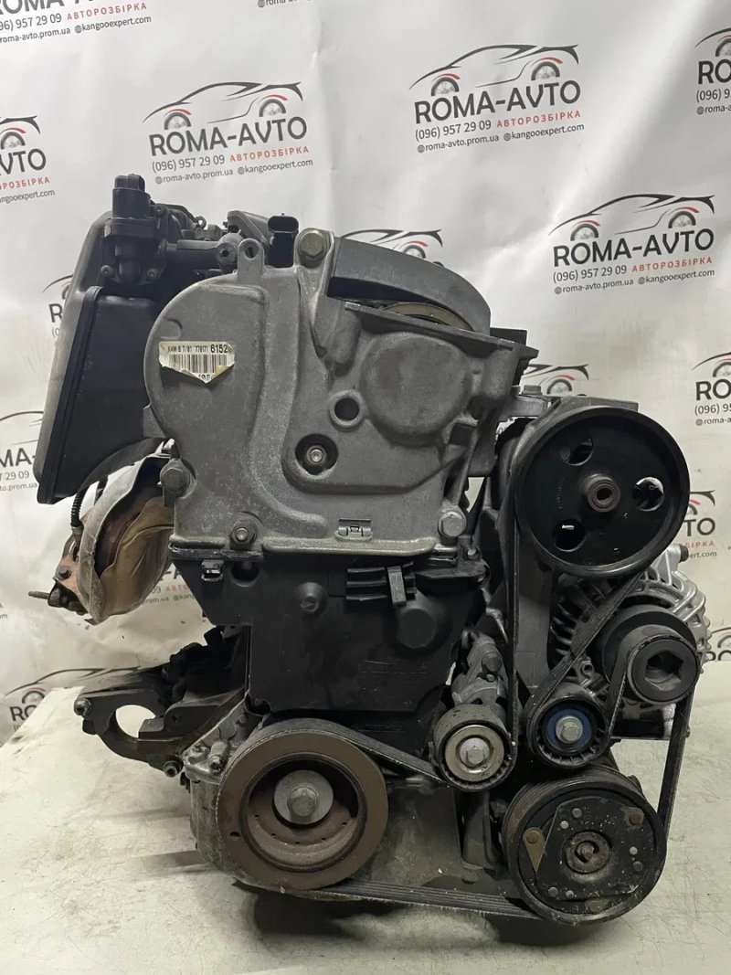 Двигун 1.6 16V K4M 700 701 Мотор Renault Megane Laguna Двигатель Рено Меган Лагуна — фото 3