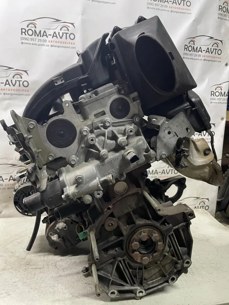 Двигун 1.6 16V K4M 700 701 Мотор Renault Megane Laguna Двигатель Рено Меган Лагуна — фото 5