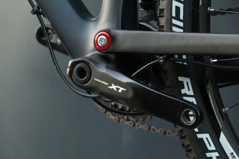 Двопідвісний карбоновий велосипед Cube AMS 100c:62 RACE 29.Carbon, Rock Shox, shimano xt — фото 6
