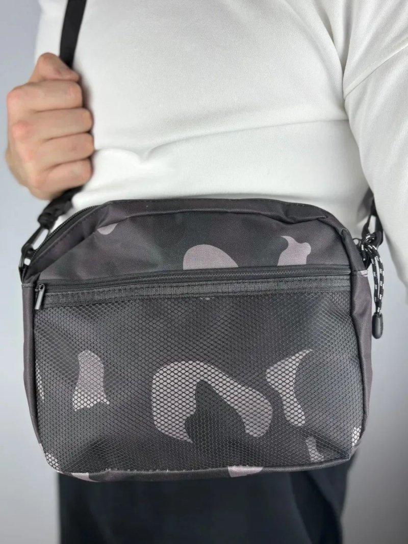 Двостороння сумка Bape Camo Shoulder Bag + гаманець Baby Milo. — фото 4
