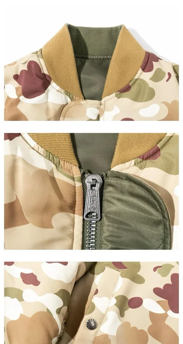 Двусторонний бомбер Bape х Alpha Industries 2 ленты M,L,XL,2XL размеры — фото 6