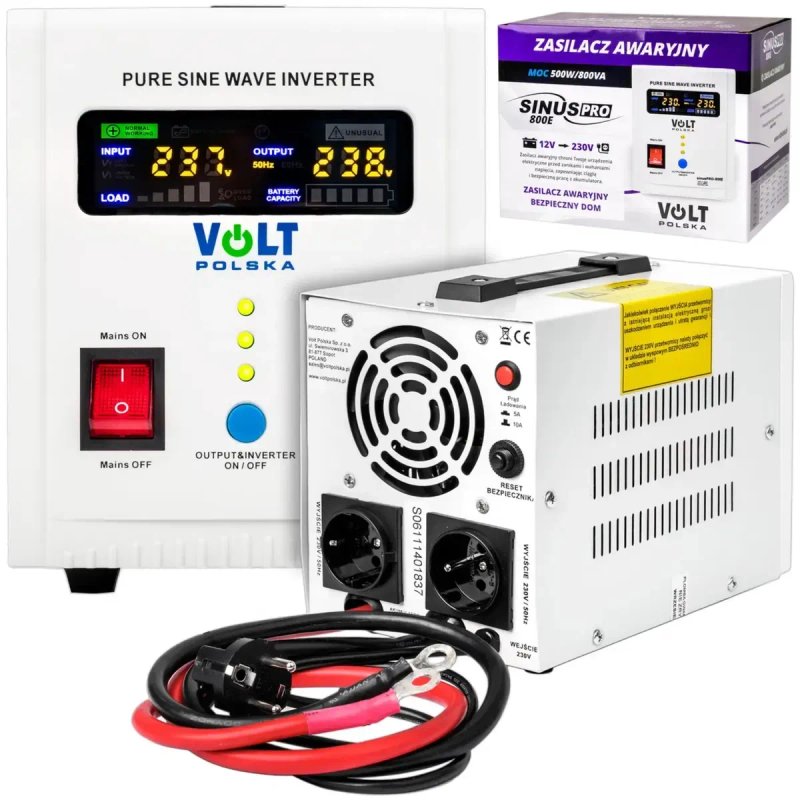 Джерело безперебійного живлення Volt Polska Sinus PRO 800E 12V — фото 2