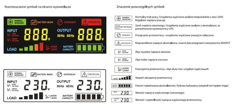 Джерело безперебійного живлення Volt Polska Sinus PRO 800E 12V — фото 6