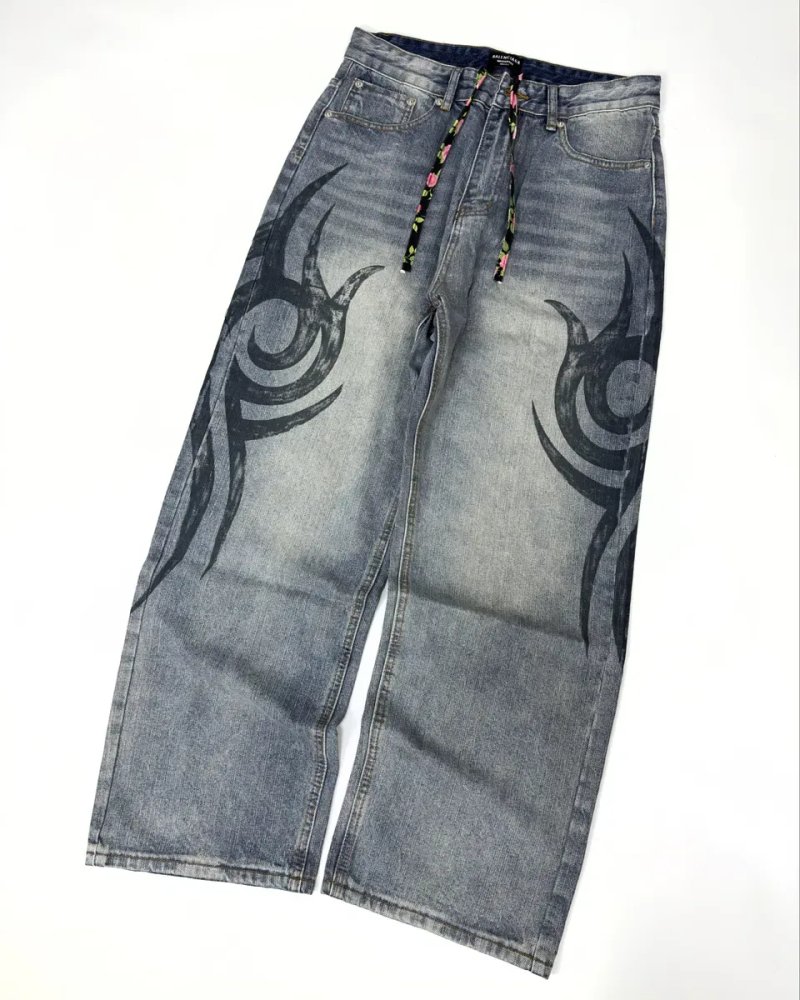 Джинси Balenciaga jeans balenciaga baggy широкі джинси balenciaga white baggy fit jeans opium archive project M L — фото 2