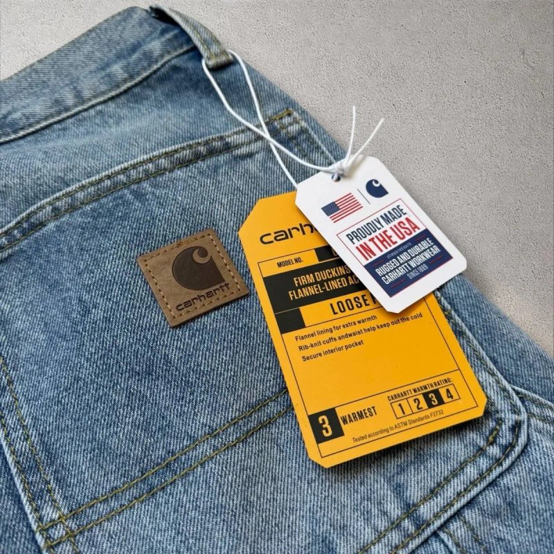 Джинси Carhartt WIP Double Knee Work Pants Кархарт — фото 4