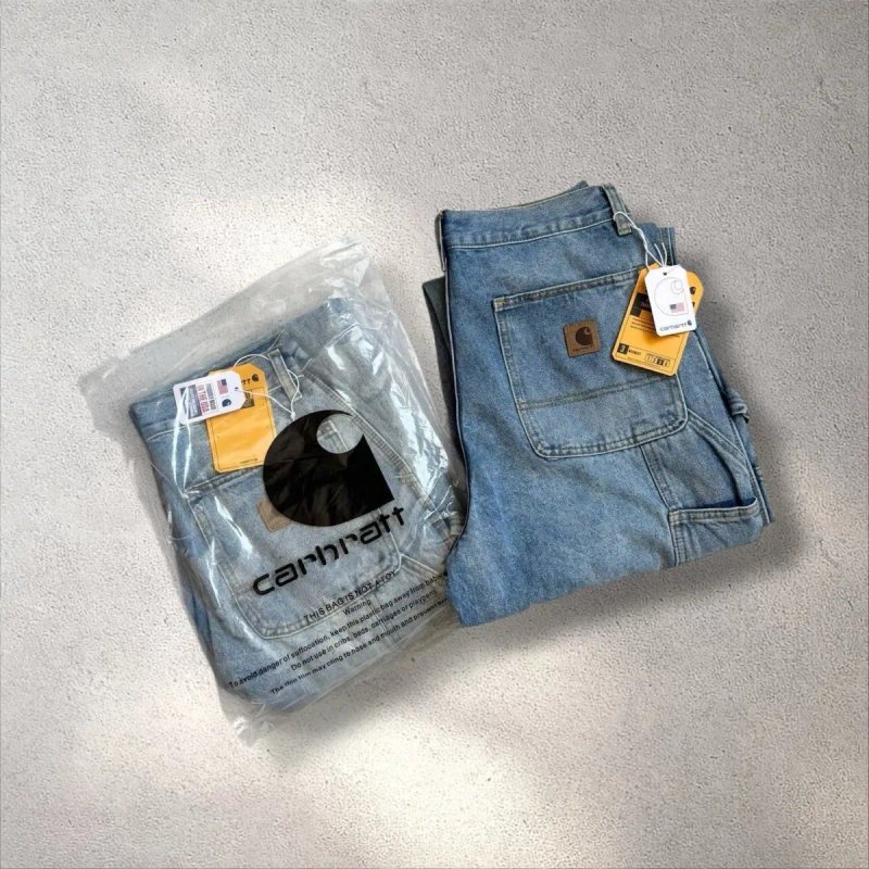 Джинси Carhartt WIP Double Knee Work Pants Кархарт — фото 8