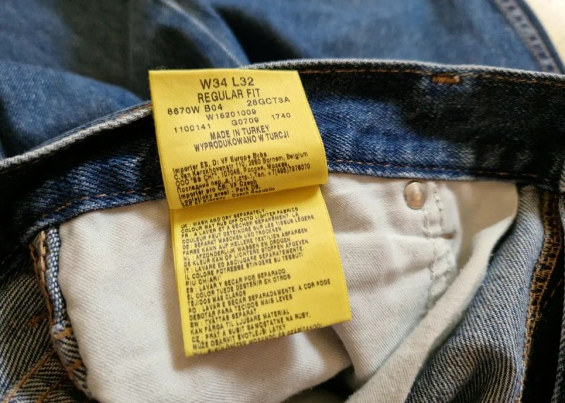 Джинси чоловічі Wrangler W34 L32 REGULAR FIT Original — фото 8