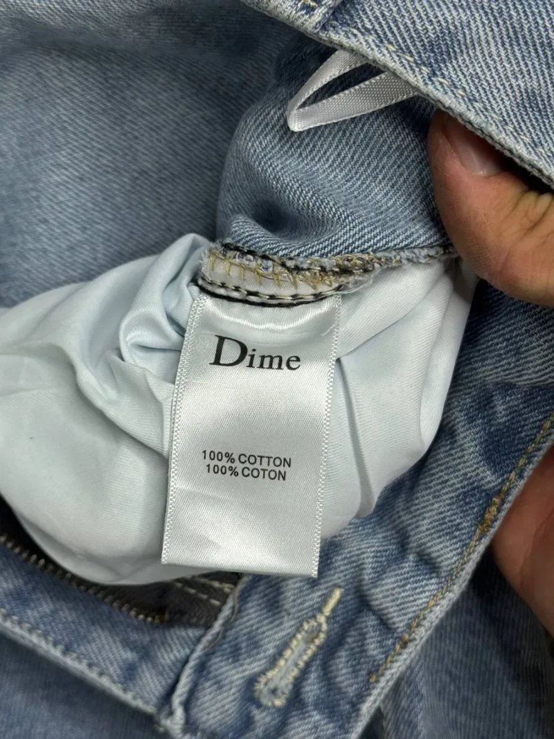 Джинси Dime baggy jeans чоловічі широкі спортивні штани Дайм чорні світлі джинси | Джинсы Дайм мужские черные широкие спортивные штаны Dime Baggy — фото 3