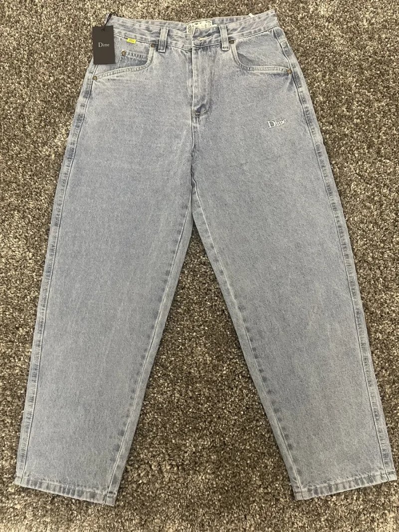 Джинси Dime Baggy Jeans / Широкі джинси Дайм (Чорні / Сині) — фото 3