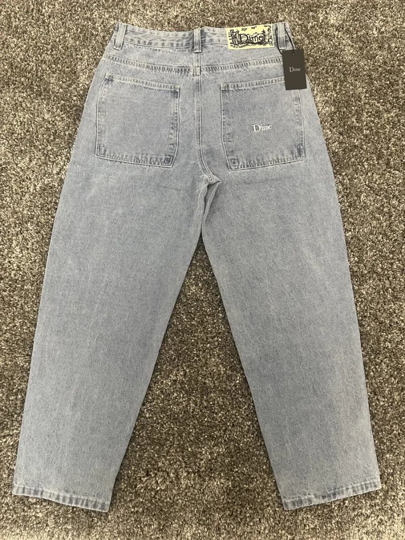 Джинси Dime Baggy Jeans / Широкі джинси Дайм (Чорні / Сині) — фото 4