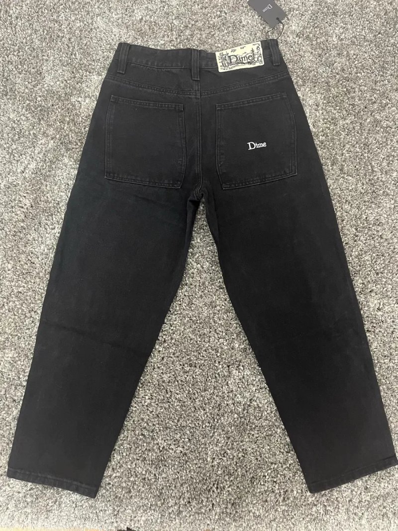 Джинси Dime Baggy Jeans / Широкі джинси Дайм (Чорні / Сині) — фото 6