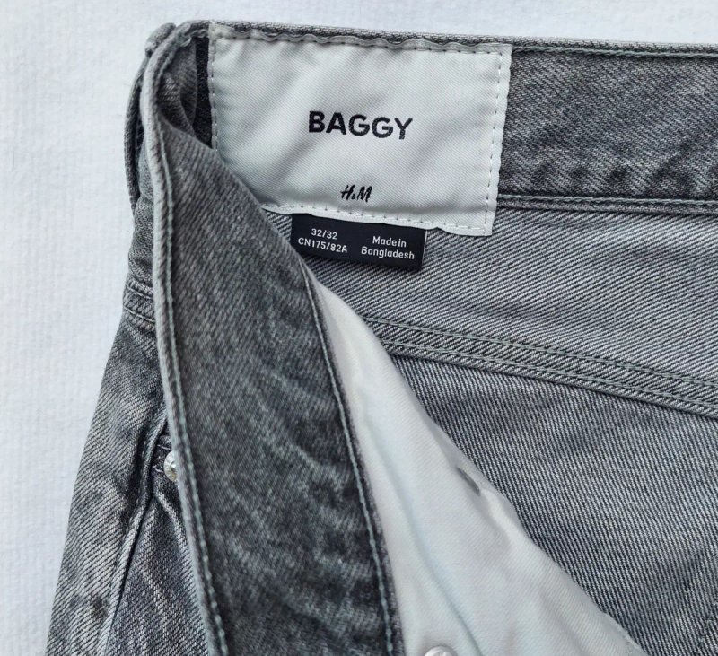 джинси H&M Baggy. — фото 7