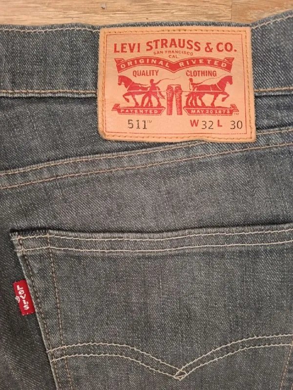 Джинси Levi’s 511™ Slim W32/L30 Dark Wash — фото 3