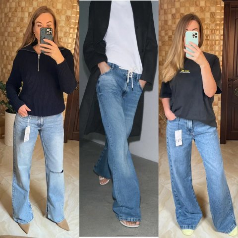 Джинси ZARA Wide leg 38, 40