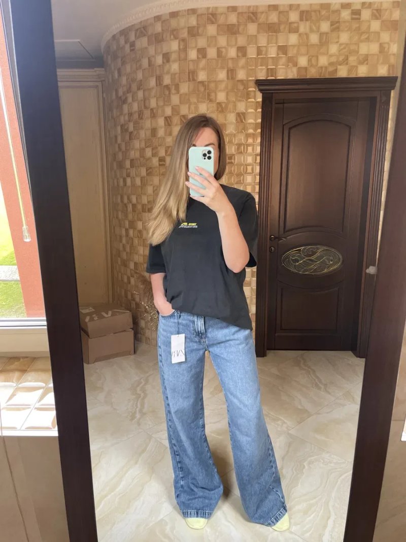 Джинси ZARA Wide leg 38, 40 — фото 2
