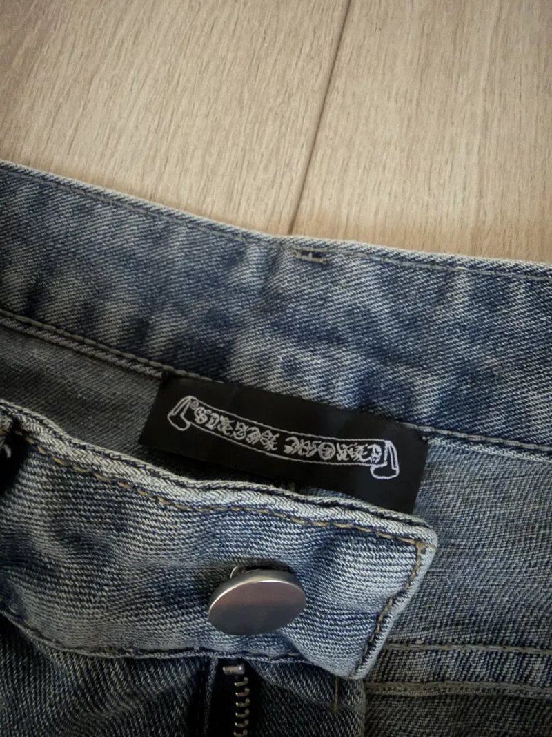 Джинси жіночі chrome hearts — фото 2