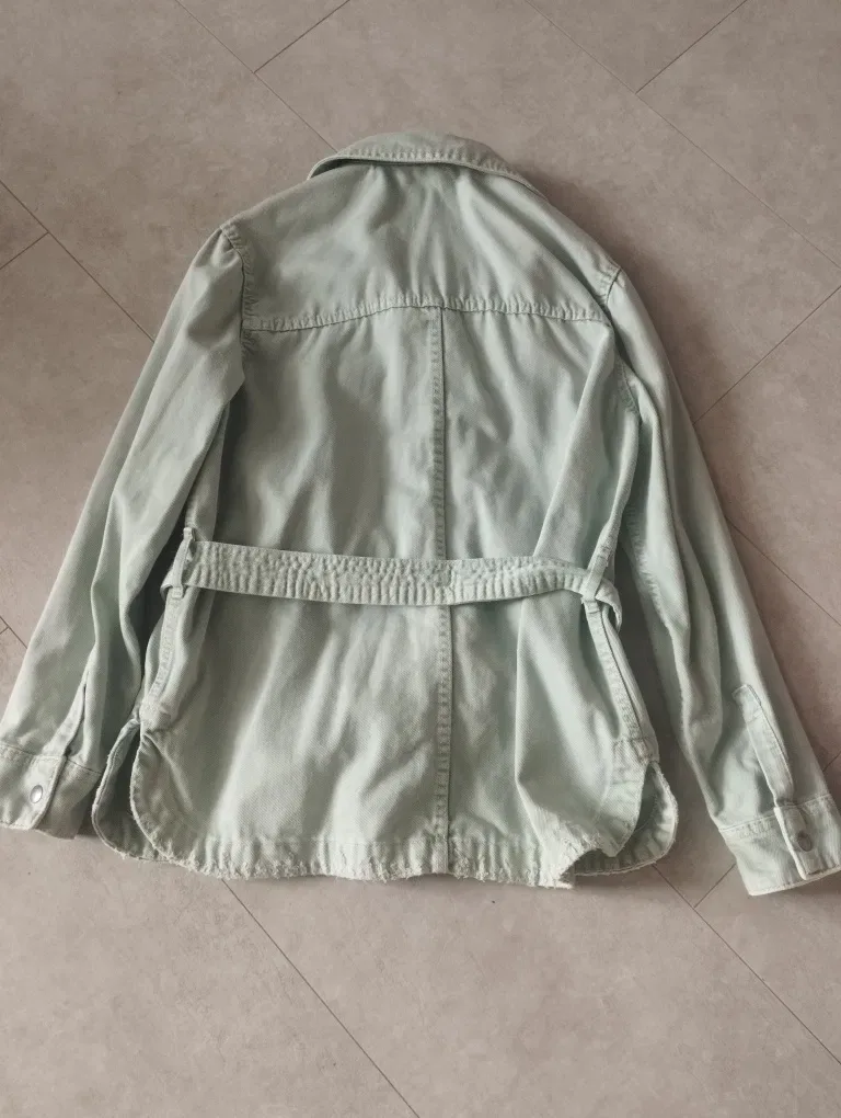 Джинсова куртка Zara, Calvin Klein, guess — фото 2