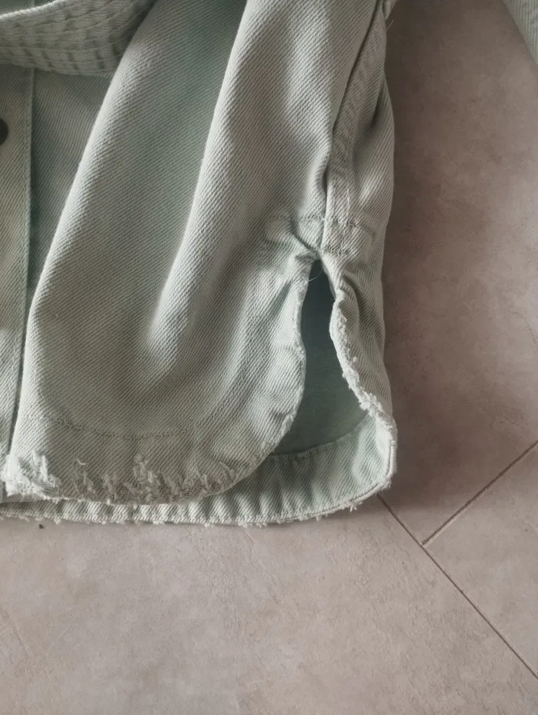 Джинсова куртка Zara, Calvin Klein, guess — фото 4