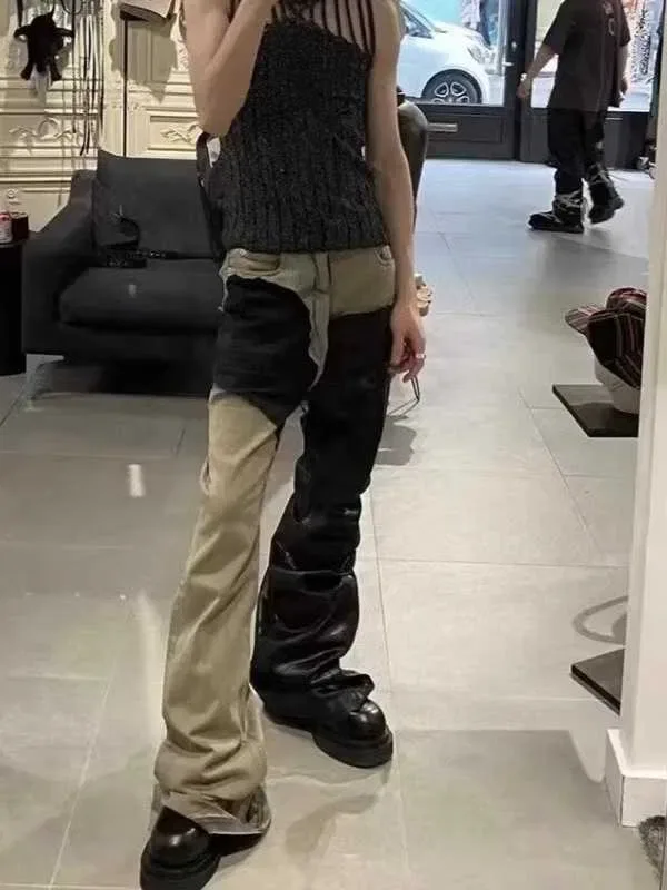 Джинсы Rick Owens DRKSHDW Strobe flared фларед джинси рик овенс — фото 7
