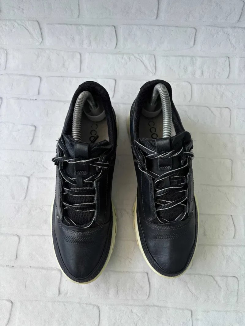 Ecco Multi-Vent Gore-Tex GTX Black Size 38 Розмір Екко Гортекс Мембрана Осінь Чорні Шкіряні Жіночі Кросівки Чорные Кожаные Женские Кроссовки Оригінал — фото 3