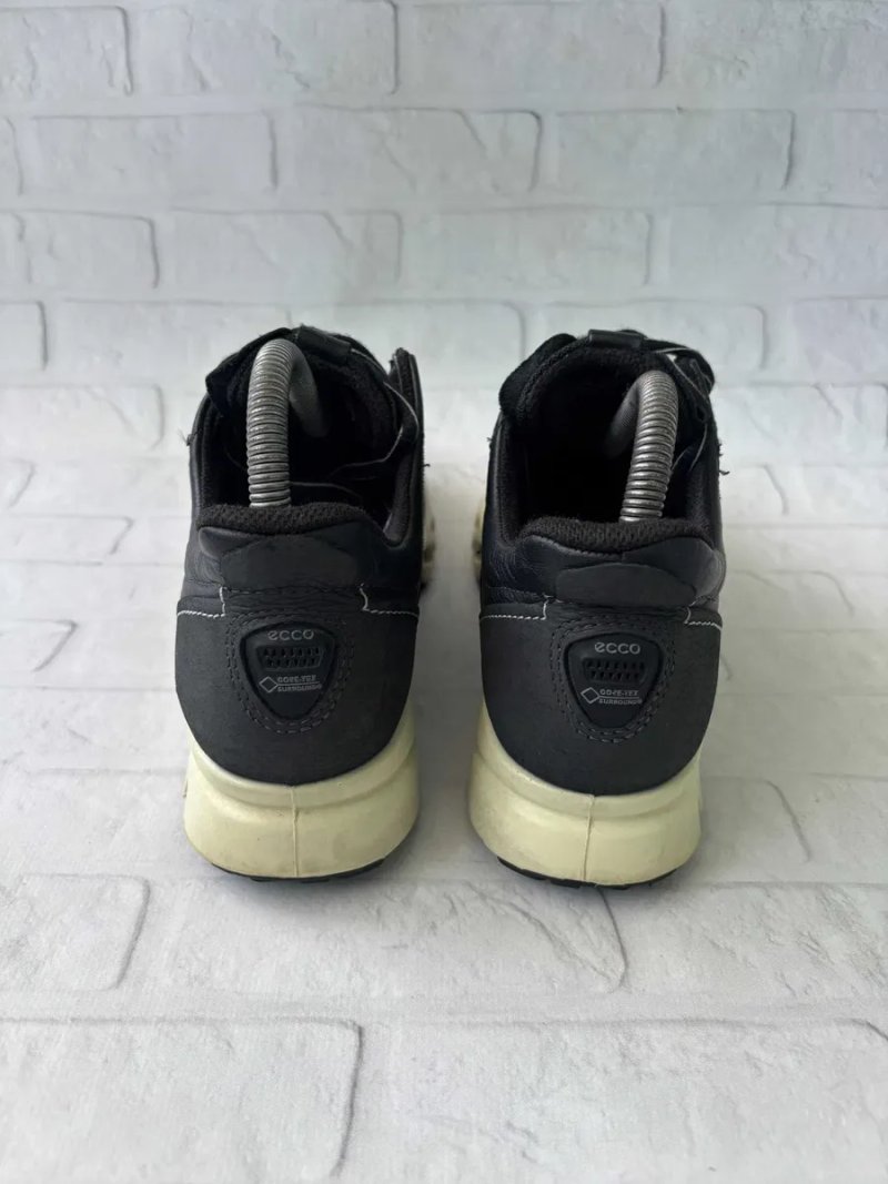 Ecco Multi-Vent Gore-Tex GTX Black Size 38 Розмір Екко Гортекс Мембрана Осінь Чорні Шкіряні Жіночі Кросівки Чорные Кожаные Женские Кроссовки Оригінал — фото 5