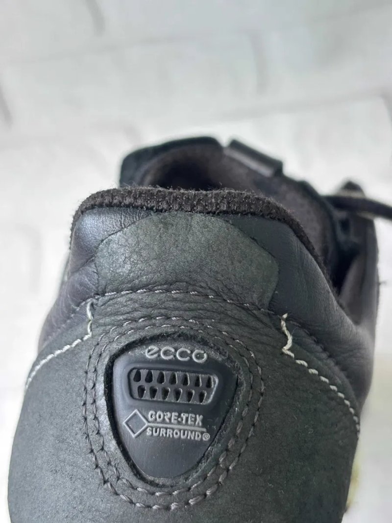 Ecco Multi-Vent Gore-Tex GTX Black Size 38 Розмір Екко Гортекс Мембрана Осінь Чорні Шкіряні Жіночі Кросівки Чорные Кожаные Женские Кроссовки Оригінал — фото 6