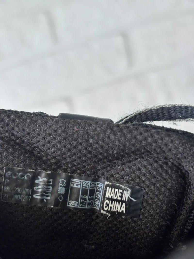 Ecco Multi-Vent Gore-Tex GTX Black Size 38 Розмір Екко Гортекс Мембрана Осінь Чорні Шкіряні Жіночі Кросівки Чорные Кожаные Женские Кроссовки Оригінал — фото 8