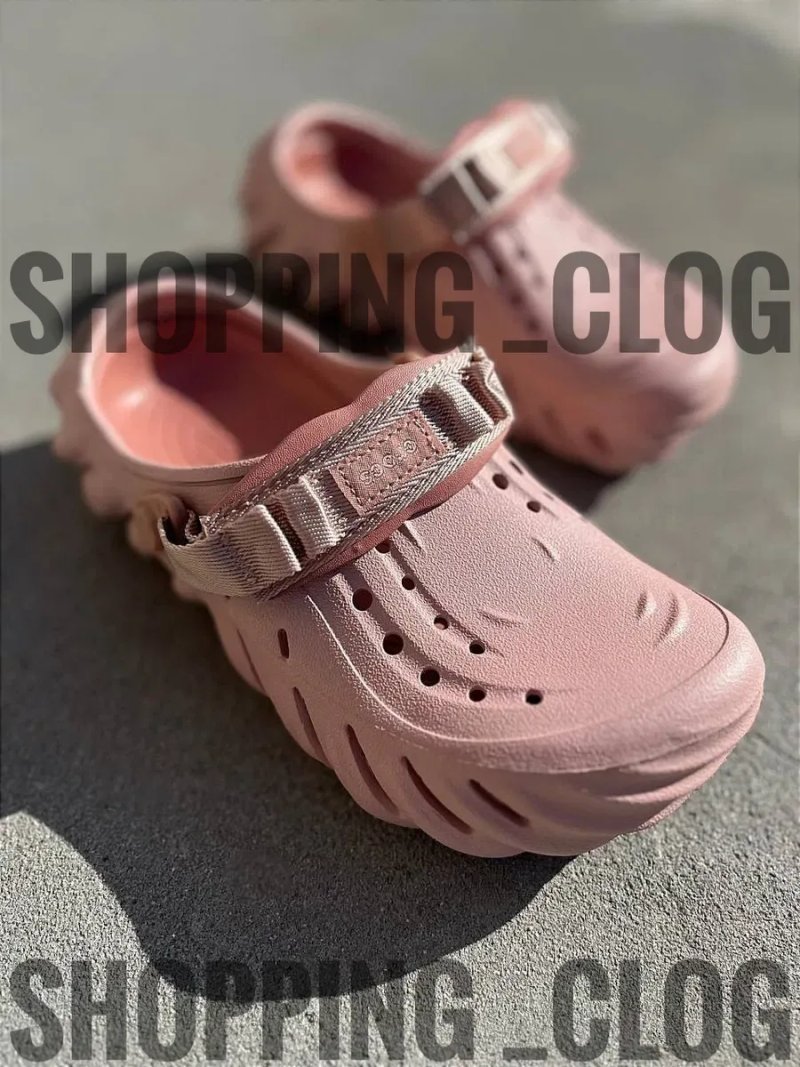 Echo clog Peach White Жіночі Крокси Сабо Crocs Echo clog Crocs — фото 2