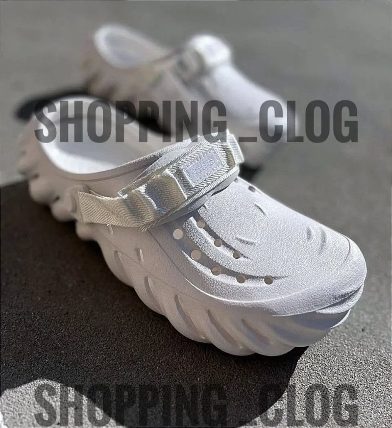 Echo clog Peach White Жіночі Крокси Сабо Crocs Echo clog Crocs — фото 3