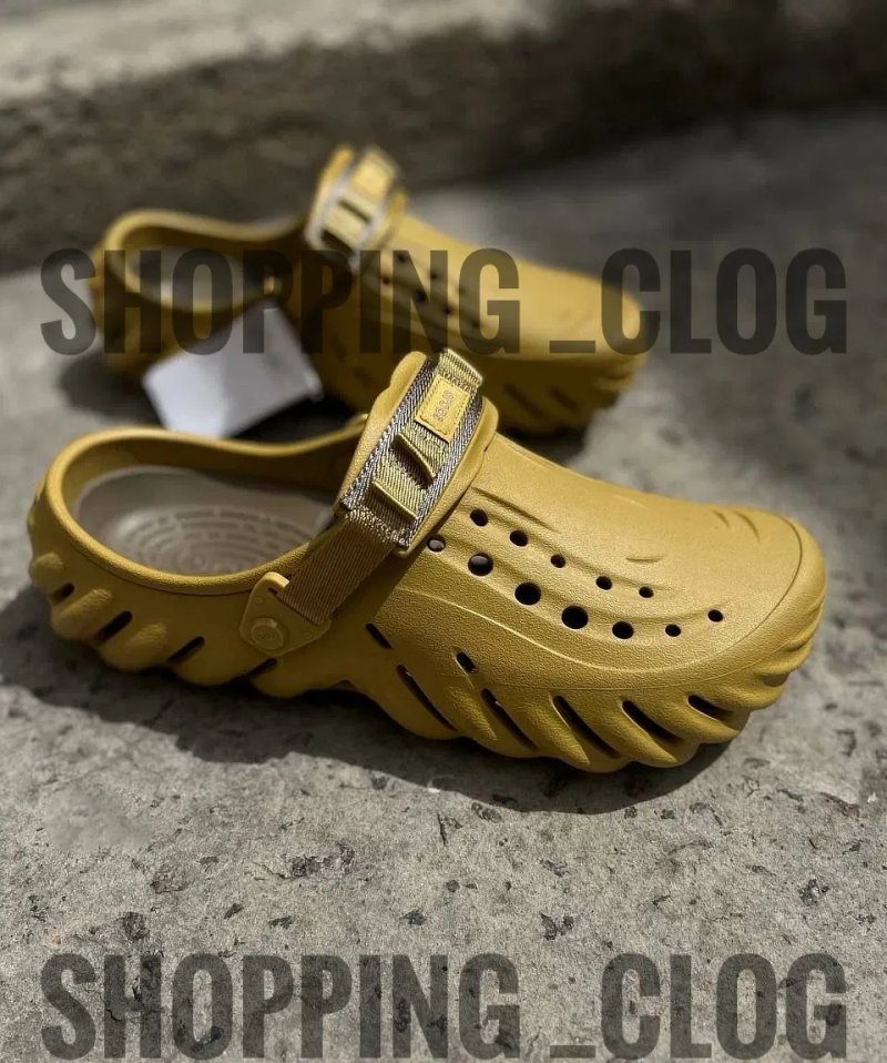 Echo clog Peach White Жіночі Крокси Сабо Crocs Echo clog Crocs — фото 4