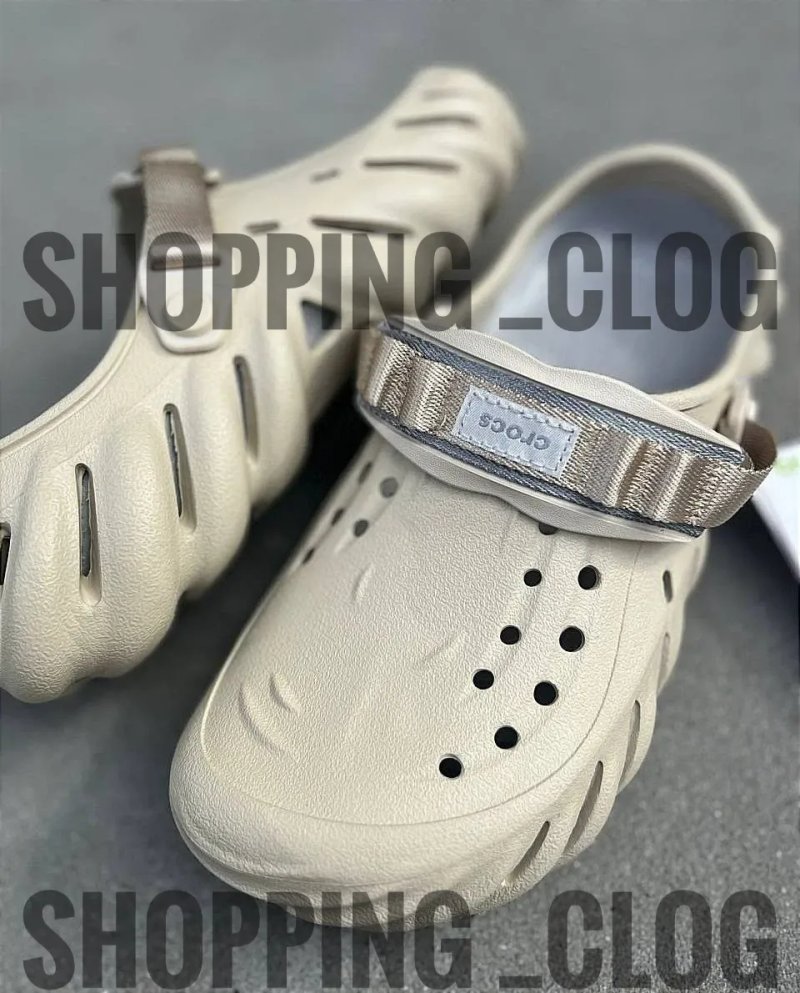 Echo clog Peach White Жіночі Крокси Сабо Crocs Echo clog Crocs — фото 7