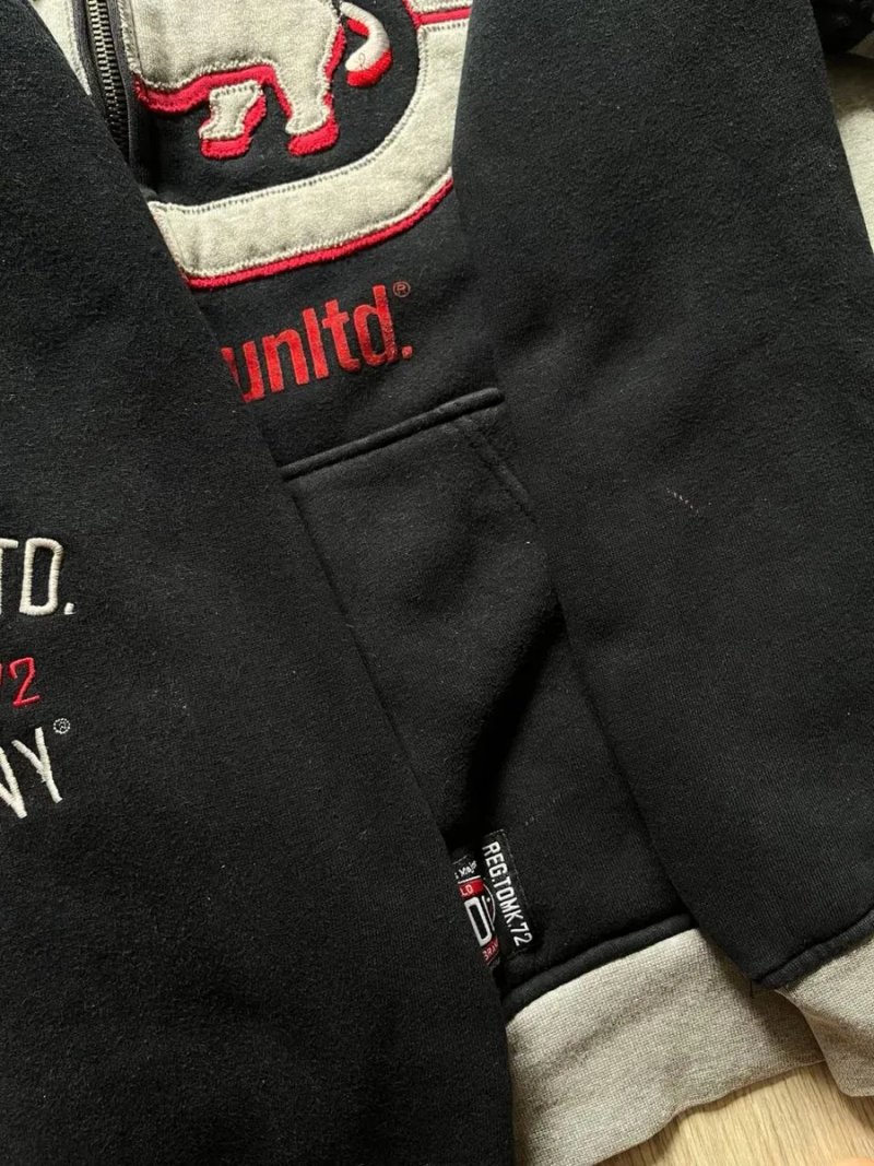 Ecko Unltd big logo rino zip hoodie vintage rare skate hiphop style — фото 8