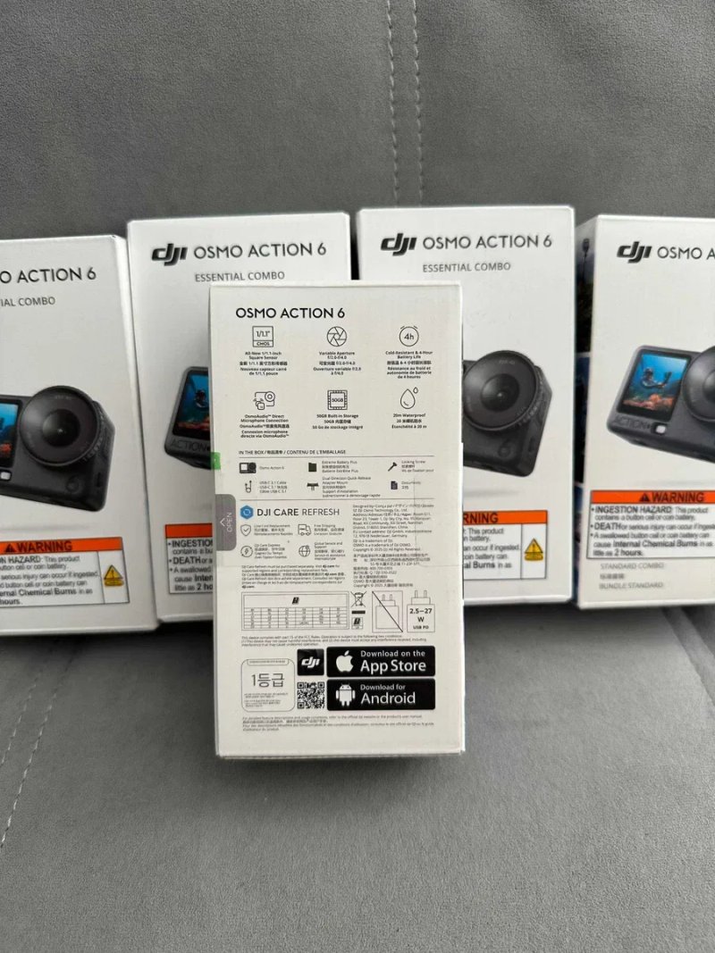 Екшн-камера DJI Osmo Action 6 Essential Combo Standart Combo НОВА — фото 2
