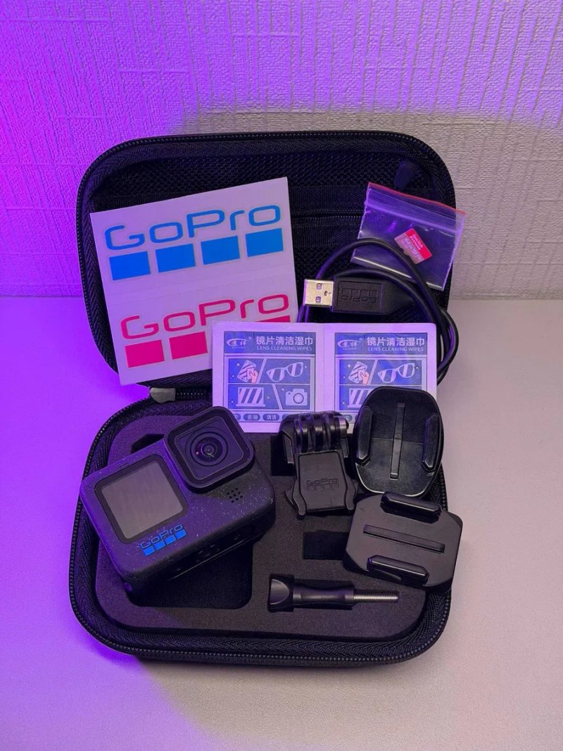 Екшн-камера GoPro Hero 12 + флешка + кейс та аксесуари — фото 2