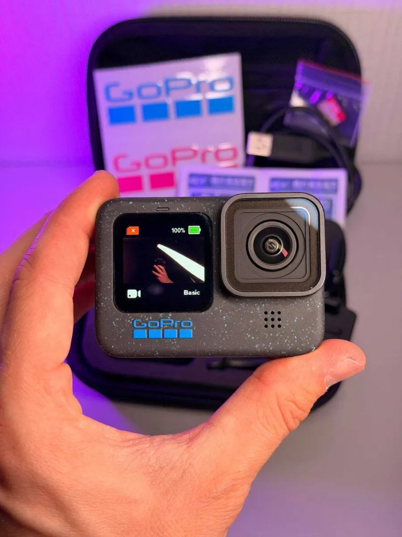 Екшн-камера GoPro Hero 12 + флешка + кейс та аксесуари — фото 4