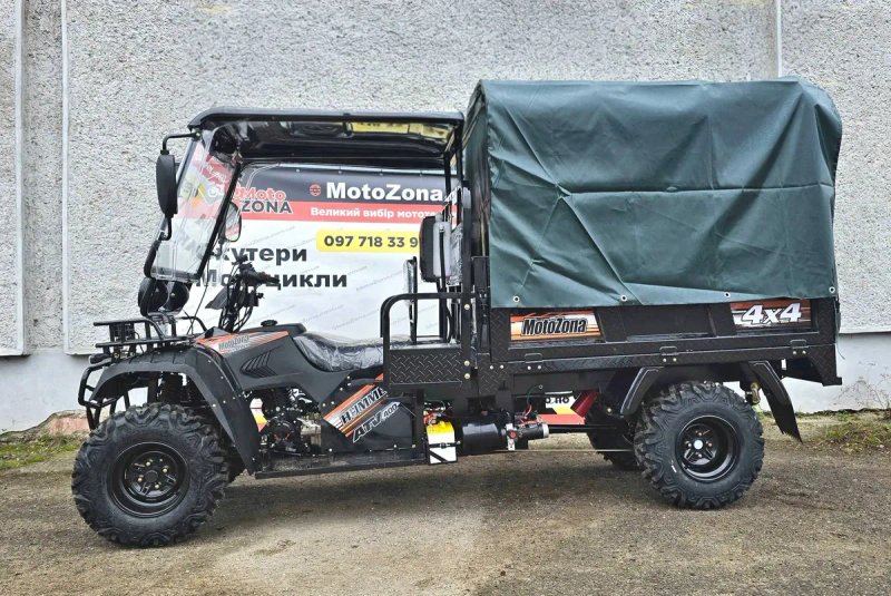 ЕКСКЛЮЗИВНА ПРОПОЗИЦІЯ: Вантажний квадроцикл Hummer 400cc (4x4) з Пониженим рядом передач! — фото 4