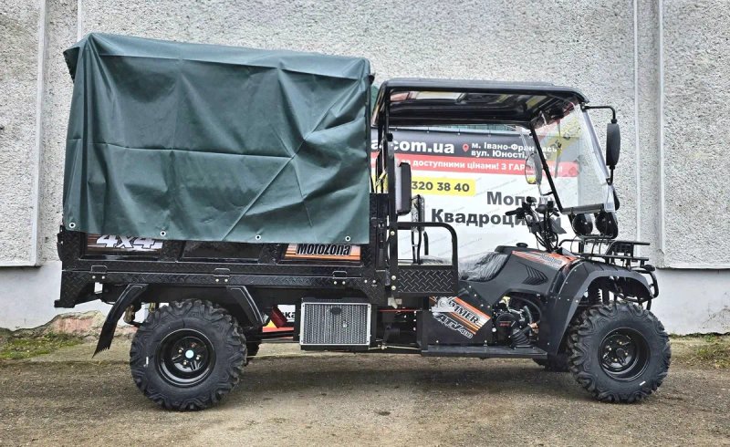 ЕКСКЛЮЗИВНА ПРОПОЗИЦІЯ: Вантажний квадроцикл Hummer 400cc (4x4) з Пониженим рядом передач! — фото 6