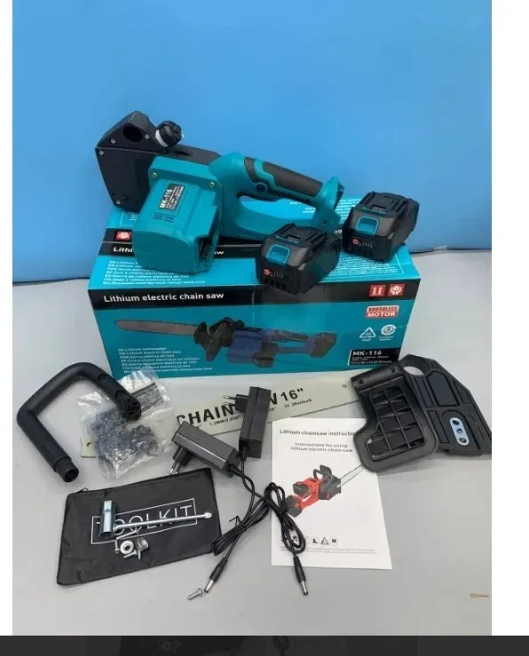 Електрична акумуляторна пила makita duk 355z 12 16 дюймів — фото 4