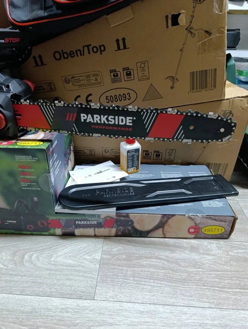 Електрична бензопила PARKSIDE PERFORMANCE PPEKS 2500 B2, електро пила парксайд перформанс 2500вт, пилка парксайд, мережева пила парксайд перформанс — фото 2