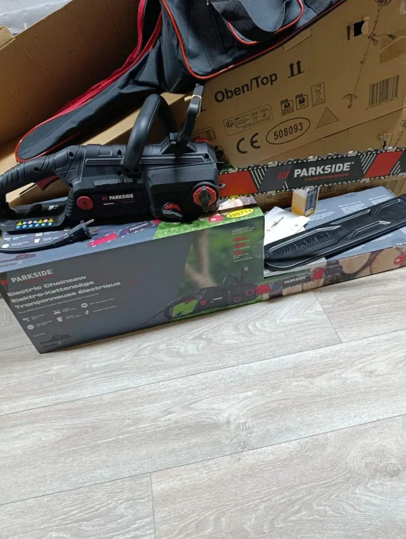 Електрична бензопила PARKSIDE PERFORMANCE PPEKS 2500 B2, електро пила парксайд перформанс 2500вт, пилка парксайд, мережева пила парксайд перформанс — фото 3
