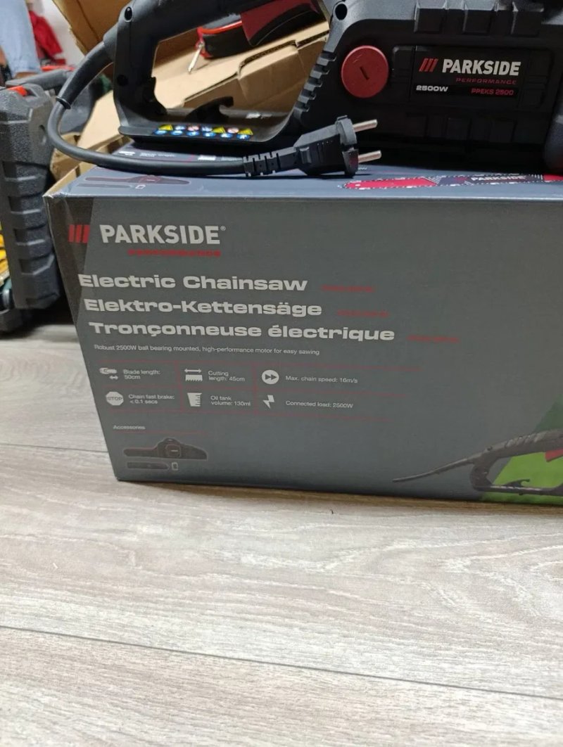 Електрична бензопила PARKSIDE PERFORMANCE PPEKS 2500 B2, електро пила парксайд перформанс 2500вт, пилка парксайд, мережева пила парксайд перформанс — фото 7