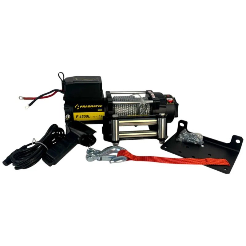 Електрична лебідка Pragmatec для евакуатора, від 1 - 5 т 12V 24V — фото 6