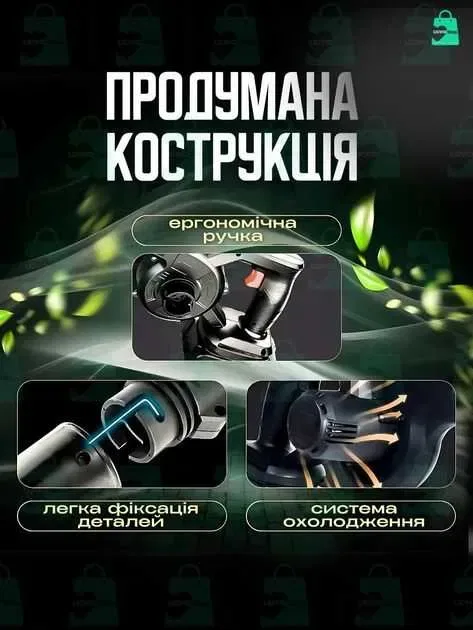 Електрична повітродувка Blower LY-4 2в1 пилозбірник для листя, сміття — фото 2