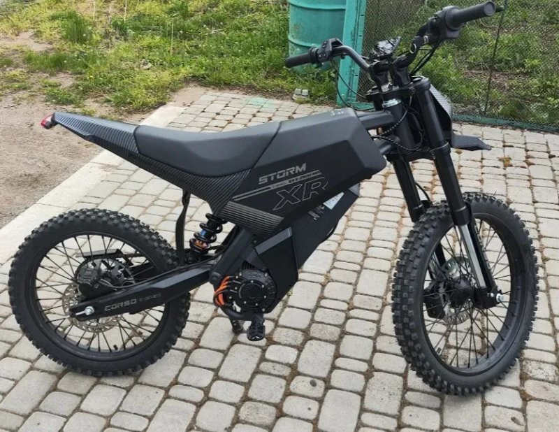 Електричний діртбайк Новий Corso Storm 3000W Гарантія 3 роки Безкоштовна доставка Електробайк — фото 3